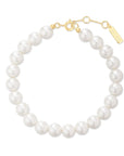 Gold Classic Shell Pearl Beaded Bracelet