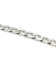 9ct White Gold Curb Link Chain