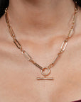 Two Of Hearts Tbar Necklace