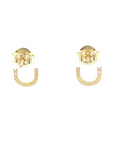9ct Yellow Gold CZ Studs