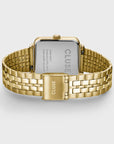 La Tétragone Watch Steel Dark Cherry, Gold Colour