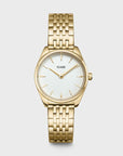 Féroce Mini Watch Steel White, Gold Colour
