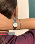 Féroce Mini Watch Steel White, Silver Colour