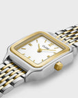 Gracieuse Petite Watch Double Steel, White, Two-tone