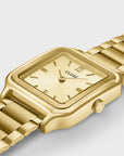 Gracieuse Watch Steel, Sunray Textured, Gold Colour