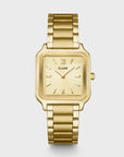 Gracieuse Watch Steel, Sunray Textured, Gold Colour