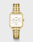 La Tétragone Multifunction Watch Steel, White, Gold Colour