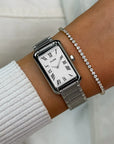 Belisenna Watch Steel, White, Silver Colour