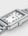 Belisenna Watch Steel, White, Silver Colour