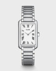 Belisenna Watch Steel, White, Silver Colour
