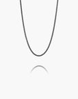 Curb Chain Necklace Black