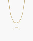 Curb Chain Necklace Gold