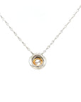 18ct White Gold Diamond Pendant