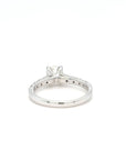 Sophia - 18ct White Round Brilliant Pavé Set Earth Grown Diamond Ring