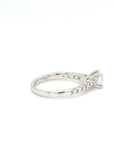 Sophia - 18ct White Round Brilliant Pavé Set Earth Grown Diamond Ring