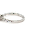 Lilly - 18ct White Gold Round Brilliant Earth Grown Pavé Set Diamond Ring