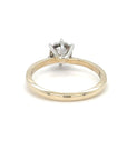 Victoria - Yellow Gold Illusion Set Round Brilliant Earth Grown Diamond Ring