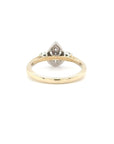 Harper - Yellow Gold Pear Cluster Earth Grown Diamond Ring