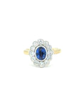 Diana - 18ct Yellow Gold Sapphire and Diamond Earth Grown Ring