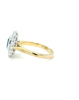 Diana - 18ct Yellow Gold Sapphire and Diamond Earth Grown Ring