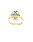 Diana - 18ct Yellow Gold Sapphire and Diamond Earth Grown Ring