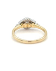 Chloe - 18ct Yellow Gold Round Brilliant Halo Earth Grown Diamond Ring