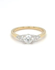 Poppy - 18ct Yellow Gold Round Brilliant Series Earth Grown Diamond Ring