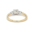 Poppy - 18ct Yellow Gold Round Brilliant Series Earth Grown Diamond Ring