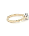 Ava - 18ct Yellow Gold Illusion Set Diamond Ring
