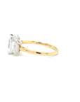 Emily - 18ct Yellow Gold Laboratory Grown Emerald Cut Three Stone Diamond Ring