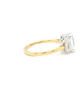 Emily - 18ct Yellow Gold Laboratory Grown Emerald Cut Three Stone Diamond Ring