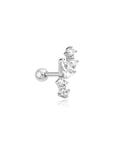 Silver Constellation Barbell Single Earring