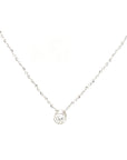 18ct White Gold Diamond Pendant