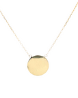 9ct Yellow Gold Disc Pendant