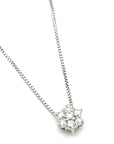 18ct White Gold Diamond Pendant