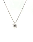 18ct White Gold Diamond Star Pendant