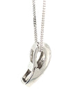 18ct White Gold Diamond Quilted Detail Pendant