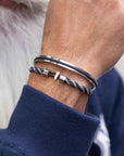 Catena Twisted, Navy | Silver