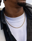 Boxchain Necklace Gold