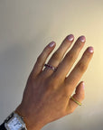Robyn - 18ct White Gold Ruby and Diamond Earth Grown Ring