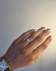 Sophia - 18ct White Round Brilliant Pavé Set Earth Grown Diamond Ring