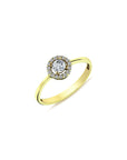 9ct Yellow Gold Cubic Zirconia Ring