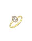 9ct Yellow Gold Cubic Zirconia Ring