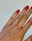 9ct Yellow Gold Cubic Zirconia Ring