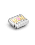COMPOSABLE LINK, YELLOW GOLD MOM, HEART