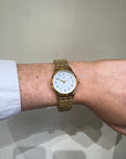 Q&Q Gold Expandable Watch