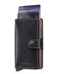 Miniwallet MIRUM Plant-Based Black Rose