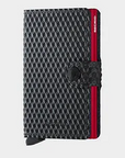 Miniwallet- Cubic Black-Red