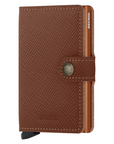 Miniwallet- Saffiano Caramel