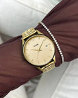 Cluse Minuit Date Watch, Gold